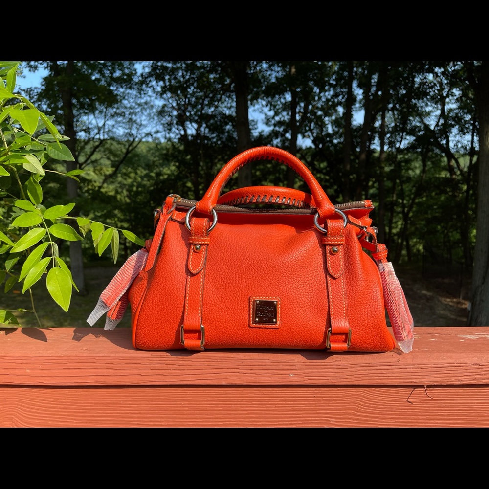 Small AWL Satchel in Persimmon